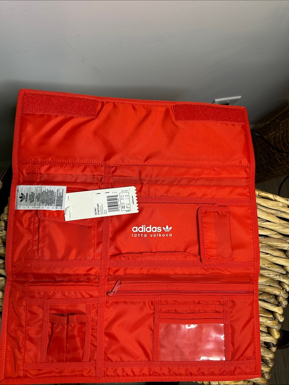 Adidas Originals x Lotta Volkova
3 Fold Red Clutch NWT - Picture 2 of 6
